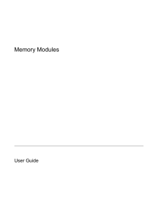 Memory Modules
