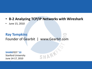 B-2 (Tompkins) Analyzing TCPIP Networks with Wireshark