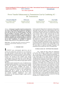 Power Transfer Enhancement in Transmission Line