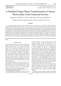 A Modified Single-Phase Transformerless Z