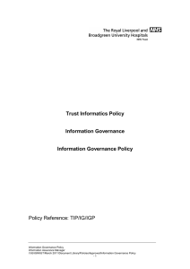 Information Governance Policy