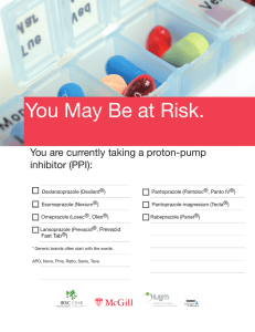 Proton Pump Inhibitors De-prescribing Brochure