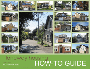 Laneway housing how-to guide