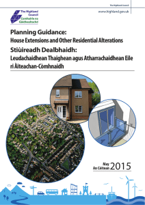Planning Guidance: House Extensions and Other Residential