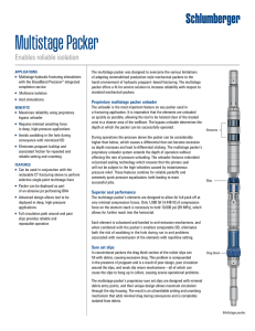 Multistage Packer