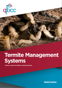Termite Management Systems - Queensland Building and