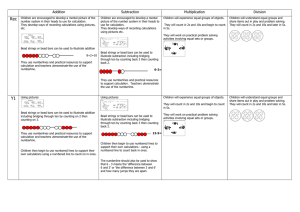 Calculation Policy Howbridge