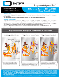 Rated Circuit Breakers - Clifford Power Systems