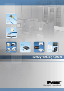 NetKey™ Cabling System