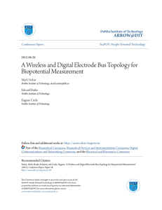 A Wireless and Digital Electrode Bus Topology for