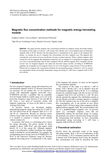 Magnetic flux concentration methods for magnetic energy harvesting