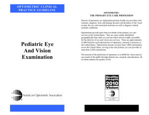 Pediatric Eye And Vision Examination