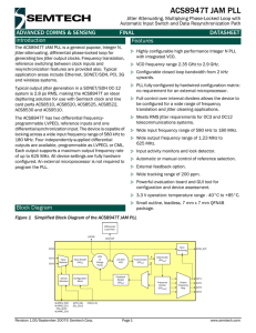 ACS8947T JAM PLL