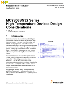 SG32 Series High-Temperature Devices Design Considerations