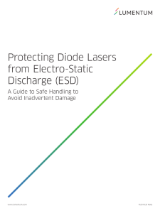 Protecting Diode Lasers from Electro-Static Discharge