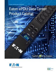 Eaton ePDU Data Center Product Catalog
