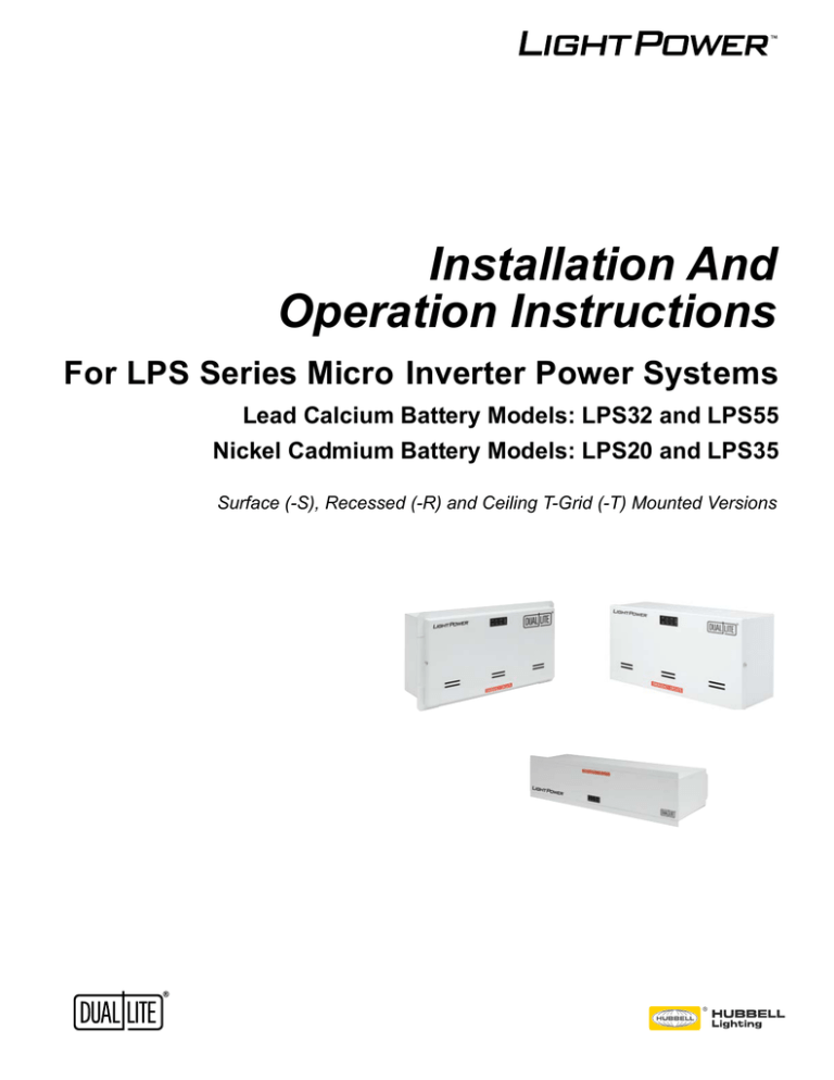 LPS Instruction Sheet DualLite