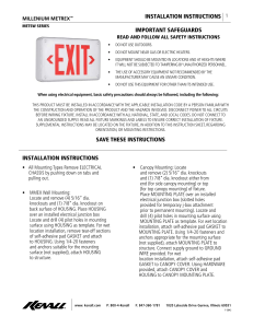 installation instructions installation instructions important safeguards