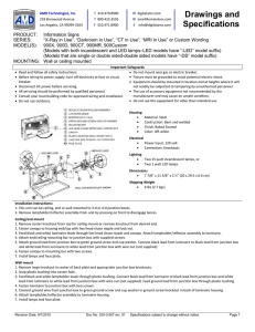 Drawings and Specifications