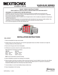 vled-el90 series installation instructions - Kriz