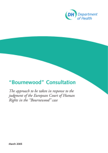 Bournewood Consultation - UK Government Web Archive
