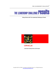 THE LEADERSHIP CHALLENGE results