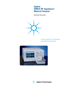 Agilent E4991A RF Impedance