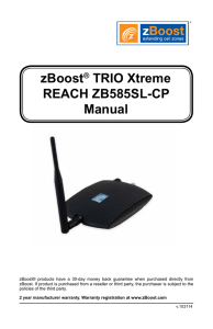 zBoost® TRIO Xtreme REACH ZB585SL