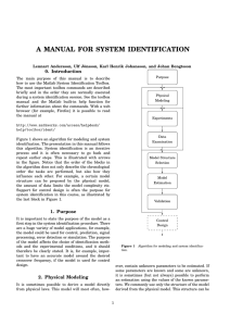 a manual for system identification