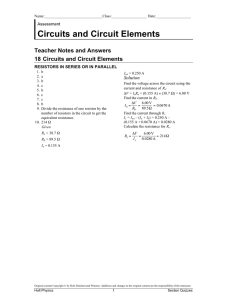 Circuits and Circuit Elements