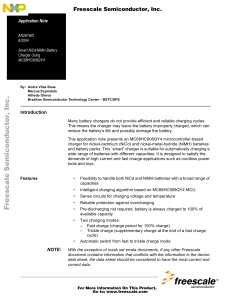 AN2679/D: Smart NiCd/NiMH Battery Charger Using