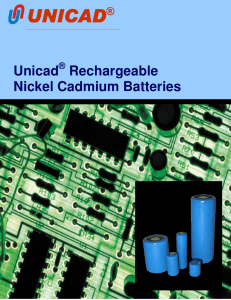 View the complete Technical Handbook of UNICAD NiCd Batteries