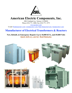 AEC, Inc. Linecard - American Electric Components, Inc.