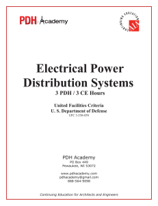 Electrical Power Distribution Systems