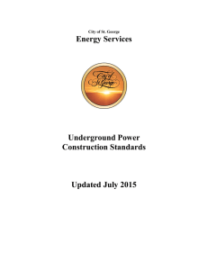 Underground Standards and Drawings July 2015