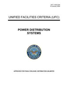 UFC 3-550-03N Power Distribution Systems