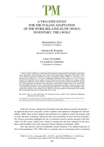 a two-step study for the italian adaptation of the
