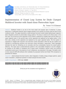 Implementation of Closed Loop System for Diode Clamped