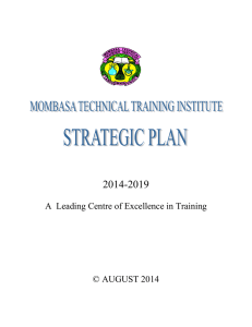 CHAPTER ONE: INTRODUCTION - Mombasa Technical Training
