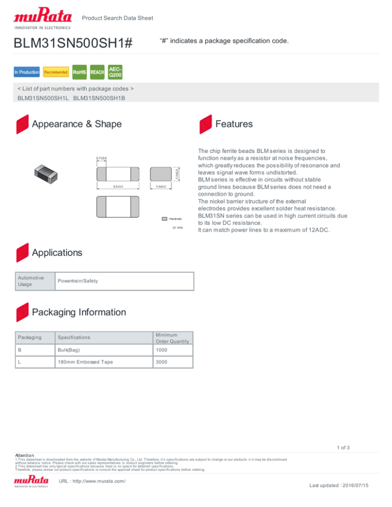 Datasheet - Mouser Electronics