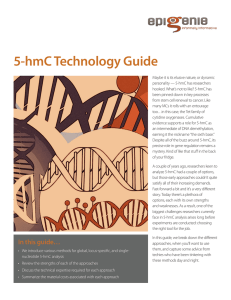 5-hmC Technology Guide