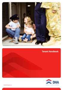 Tenant Handbook - Defence Housing Australia