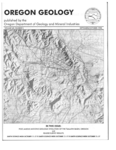 September/October 1998 - Oregon Department of Geology and
