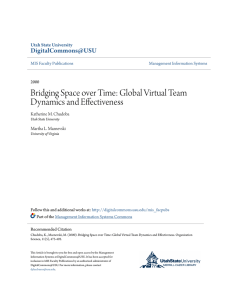 Bridging Space over Time - DigitalCommons@USU