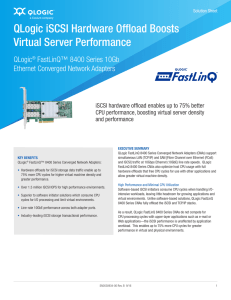 QLogic iSCSI Hardware Offload Boosts Virtual Server Performance