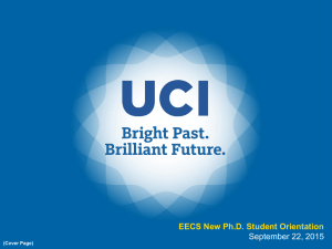 EECS New Ph.D. Student Orientation
