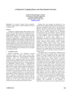 A Method for Coupling Phasor and Time Domain Networks