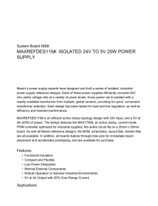 maxrefdes115#: isolated 24v to 5v 20w power supply - Digi-Key
