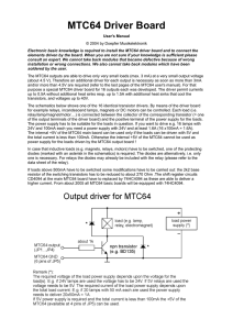 MTC64 Driver Board