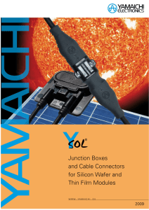 Junction Boxes and Cable Connectors for Silicon Wafer